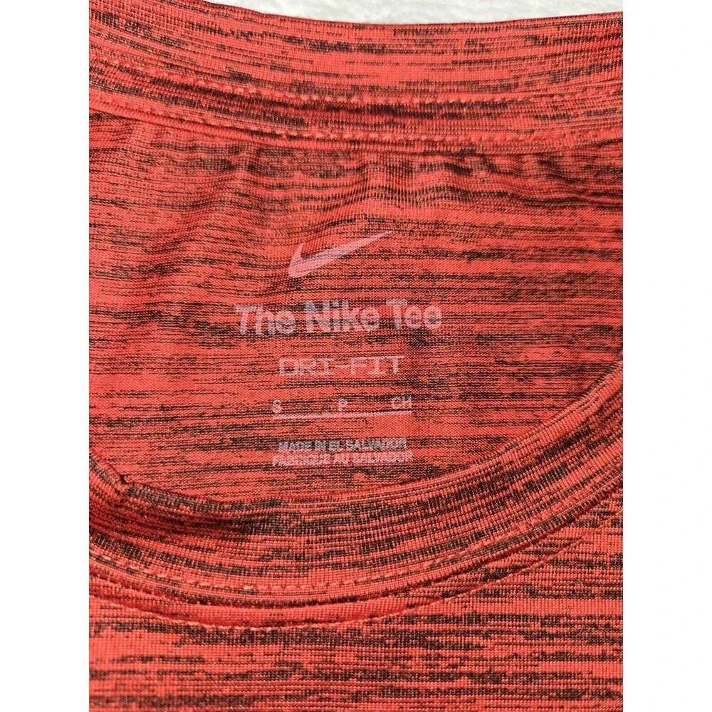 Mens Nike DriFit Georgia University Bulldogs UGA T Shirt Red Black Small